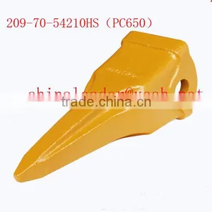 PC650 209-70-54210HS Bucket Teeth 209-70-54210HS Bucket Teeth PC650 Bucket Teeth thumbnail-1