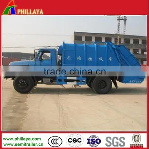 Dongfeng Chassis 4*2 Hydraulic Arm Garbage Compactor Truck For Sale thumbnail-2