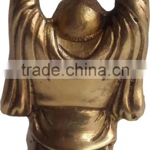 Brass Laughing Golden Buddha thumbnail-2