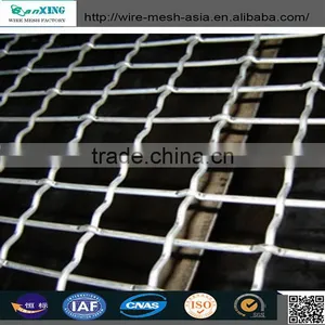 Plated Crimped Wire Mesh/ Quarry Screen/vibrating Screen Mesh thumbnail-2