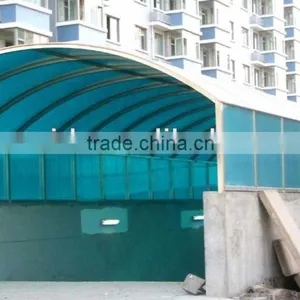 Fiberglass Sheet Carport Waterproof Plastic Transparent Roofing thumbnail-3