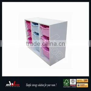 White Coating Eco Friendly Cheap Wooden Toy Chest thumbnail-1