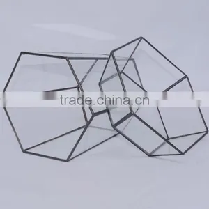 Creative Glass Greenhouse Micro Landscape Flower Pot Container Glass Terrarium for Plant Holder thumbnail-3