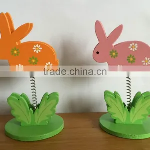 New Easter Gifts Wooden Craft Card Holder,office Decoration Home Decoration thumbnail-3
