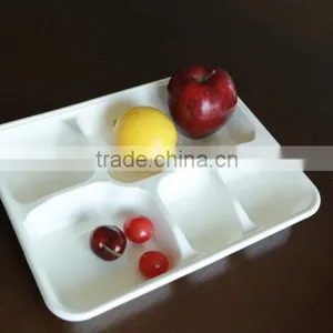 Biodegradable Sugarcane Food Container 5-div thumbnail-1