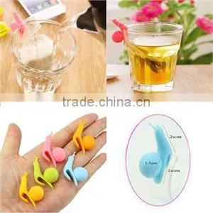 2016 New Funny Snail Shape Silicone Clip Cup Tea Bag Holder thumbnail-4