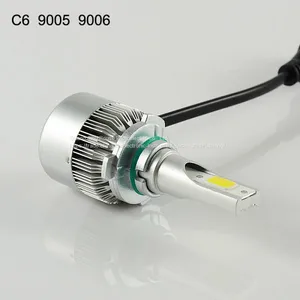Led Headlight C6 9005 9006 Cob 30W/Bulb(60W/Set) 6400lm/set(3200lm/b LED COB LED Headlight Bulbs Hi/Lo thumbnail-5