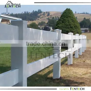 Hot Sale High Quality 2-rail Vinyl/Plastic/PVC Ranch Fence thumbnail-1