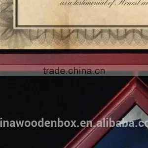 Customize High-grade Triangle Wooden Flag Box thumbnail-6
