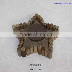 Wood Candle Stand thumbnail-1