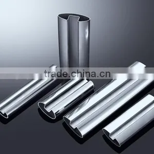 Price of 304 316 Oval Handrail Slot Pipe High Quality Stainless Steel thumbnail-1