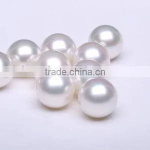 2016 Fashion 10-11mm AAA White Round South Sea Pearl thumbnail-1