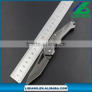 Special Gift for Men 400C Damascus Folding Knife thumbnail-1