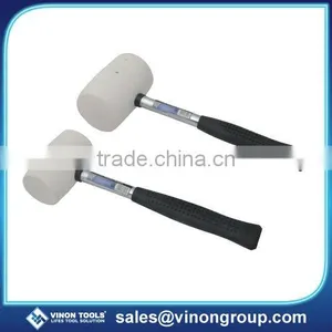 Steel Handle Hammer, Rubber Hammer, Rubber Mallet thumbnail-1