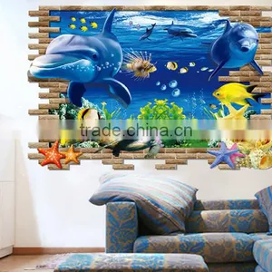 Removable Self Adhesive 3D Wall Paper , Wall Sticker for Kids thumbnail-1