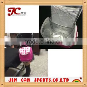 2015 New Style Recyclable Logo Printing Lunch Bag With Zipper Closure thumbnail-4