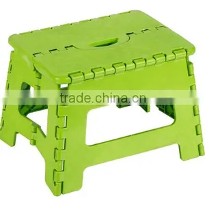 Round Handle Plastic Folding Step Stool thumbnail-2