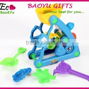Summer Plastic Windmill And Molds Beach Toy Set thumbnail-1
