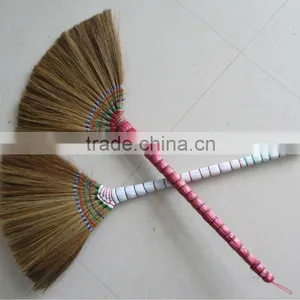 Hot Sale India Grass Broom With Handle thumbnail-4