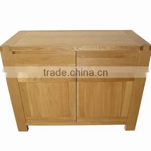 Simple Design of 2drawer 2door Side Table thumbnail-1