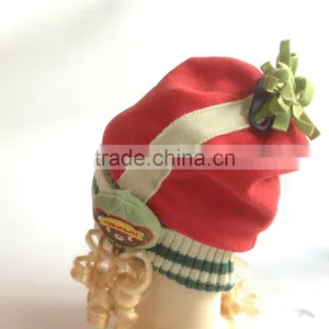 New Acrylic and Polyester Lovely Girl's Fashion Kids Knitted Hats Factory thumbnail-4