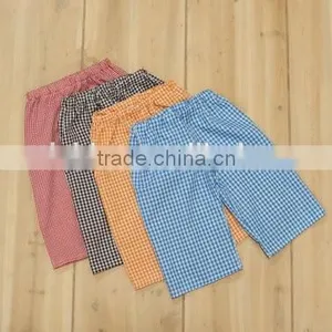 Latest Designer Kids Clothing Baby Leggings Plain Color Seersucker Young Children Wearing Panties Pants thumbnail-4