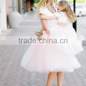 Boutique Girl Clothing Momy And Me Lace Tutu Skirt For Wholesale thumbnail-1