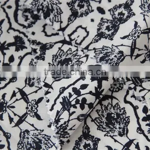 High Quality Silky Weaving 1/1 Printing Finished Cotton Fabric thumbnail-2