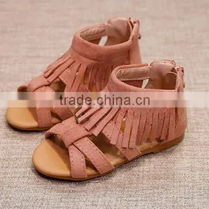 2017 Summer Shoes Leather Glitter Kids Girls Baby Gladiator Sandals thumbnail-2
