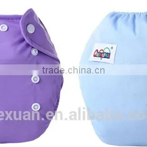 Plain Woven Color Snaps Bamboo Charcoal Inner Baby Cloth Nappy thumbnail-2