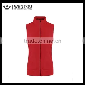 Wholesale High Qulity Fashion Woman Fleece Vest thumbnail-1