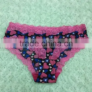 2017 Sexy Pictures of Sexy Women Wearing Sexy Panties With Fancy Dot Printed and Lace Trim thumbnail-1
