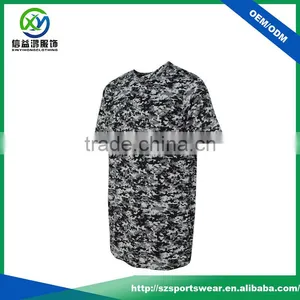 High Quality Sublimation Printing Polyester Unisex Sport Custom T-shirt thumbnail-5