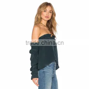Ladies New Style Formal Sexy Top Blouse thumbnail-2