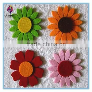 Wholesale Handmade Sunflower Die Cut Felt Flower Shapes thumbnail-1
