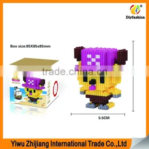2017 Hot Sale Cartoon Figure Mode 3D Mini Diamond Intelligence Development Building Blocks for Childrens As Gift Toys thumbnail-3