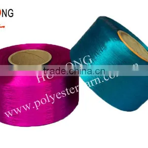 100% Dope Dyed Polyester Filament Yarn Fdy 150/48 in Xiaoshan thumbnail-3