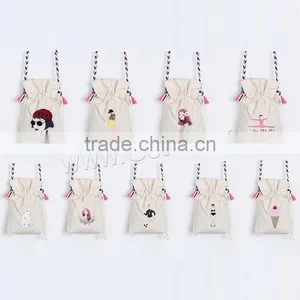 Chinese Supplier Shopping Eco Recycled Canvas Linen Tote Bag thumbnail-2