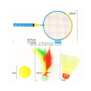 Kid's Badminton Sets Children Indoor/Outdoor Sports Toy Ball Game-Orange/White thumbnail-4