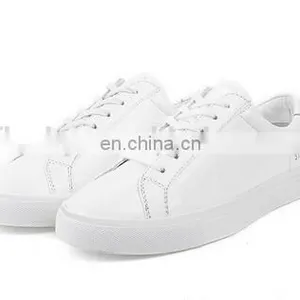 Wholesale Women White Sneakers Lace up Casual Shoes Lady Leisure thumbnail-2