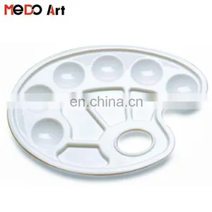 Most Popular 10 Well Oval Plastic Palette for Watercolor thumbnail-1