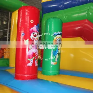 Clown Jump Inflatable Bounce House Slide Combo, Inflatable Jumper, Inflatable Moonwalk thumbnail-3