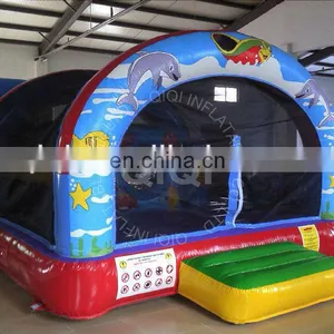 Funny Blue Sea Inflatable Bouncers for Sale Canada thumbnail-2