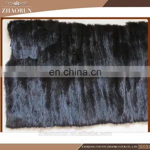 100% Real Dyed Mink Tail Fur Plate For Garments thumbnail-1