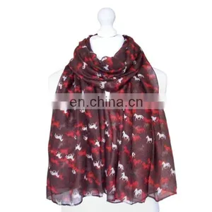 Cashmere Scarf and Shawl Cheap New Fabric Print thumbnail-3