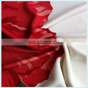 100%silk Jersey Fabric Interlock Printed Silk Knitted Fabric thumbnail-1