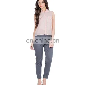 Pink Animal Print High-low Top thumbnail-3