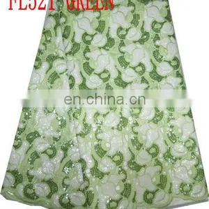 African Fashion French Lace/organza Lace/sequin Lace (FL521) thumbnail-4