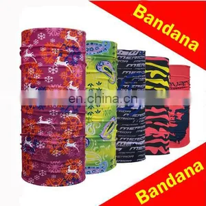 Custom Head Scarf Multifunctional Microfiber Seamless Mask Bandana thumbnail-2