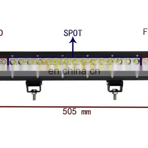 Tractor Boat OffRoad 4WD 4x4 Truck SUV ATV 20" Inch 126W LED Work Light Bar thumbnail-2